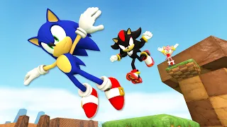 Sonic: Ragdolls Jumps & Falls [GMOD] - Episode 41