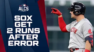 Red Sox get 2 BIG runs after capitalizing on Astros' error in ALCS Game 1!