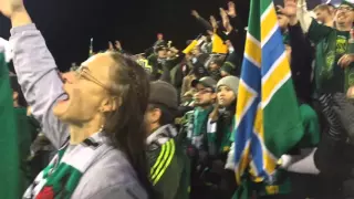 Timbers Army Celebrates MLS Cup In Columbus