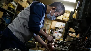 The process of making copper teapots crafted by historic Japanese metalworkers.