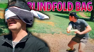 Blindfolded Disc Golf Bag Building Challenge!