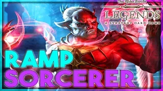 THE LEGEND BUILD | HoS RAMP CONTROL SORCERER DECK 🗡️TES LEGENDS | The Elder Scrolls Legends Furo