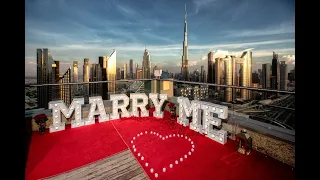 Marriage proposal in Dubai / Предложение руки и сердца в Дубае