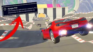 APAGO LA PS4 DESPUES DE ESTO EN UNA MEGA RAMPA!! - CARRERA GTA 5 ONLINE