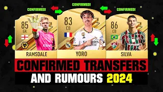 NEW CONFIRMED TRANSFERS & RUMOURS! 🤪🔥 ft. Yoro, Ramsdale, Thiago Silva... etc