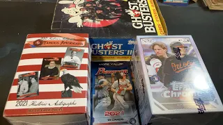 BIRTHDAY BOX RIPS! TOPPS CHROME, GHOSTBUSTERS 2 & MORE