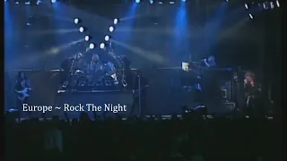 Europe ~ Rock The Night ~ 1986 ~ Live Video, In Sweden