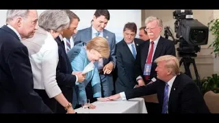 G7 GEHEIMNIS: Trump – „Ich habe ein großartiges Verhältnis zu Angela Merkel“