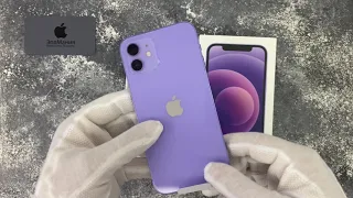 Распаковка Apple iPhone 12 Purple от компании ЭплМания