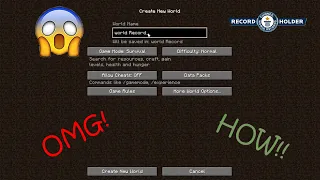 I beat Minecraft in under 30 seconds (World Record)