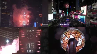 New Year's Eve 2023 Times Square Ball Drop (Synced Multicam)