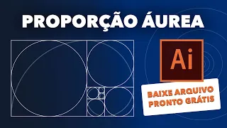 Criar LOGO com PROPORÇÃO ÁUREA no Illustrator