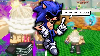 SONIC.EXE did not have to be THIS OP in Roblox Sonic Showdown...