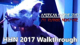 AMERICAN HORROR STORY: ROANOKE Maze Walkthrough at Halloween Horror Nights | HHN 2017