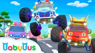 Mobil Monster Jahat Sedang Mencuri Lampu | Lagu Anak-anak | BabyBus Bahasa Indonesia