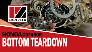 Honda CRF450 Bottom End Teardown | 2005 Honda CRF450-R Engine Rebuild Part 3 | Partzilla.com