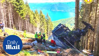 Italy cable car crash: Multiple dead after cable car falls in Piedmont region