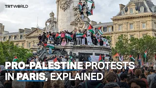 Pro-Palestine protests intensify in Paris after Netanyahu interview on French channel