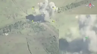 🇷🇺🇺🇦 Уничтожение украинского танка высокоточным артиллерийским снарядом.