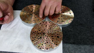 Making Flat lapping plates 4