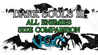 DARK SOULS III Enemy Size Comparison (Full Bestiary)