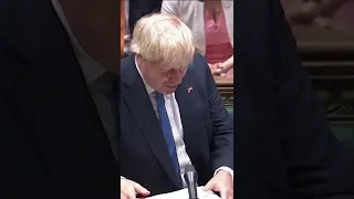 Boris Johnson says "hasta la vista, baby" in his final PMQs