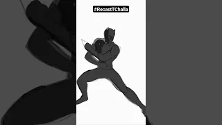 Recast T'challa Marvel #blackpanther #mcu #recasttchalla #marvel #tchalla #blackpantherfanart