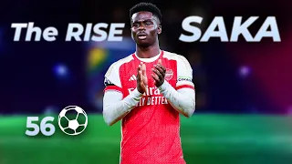 The Rise of a Young Star: Bukayo Saka's journey