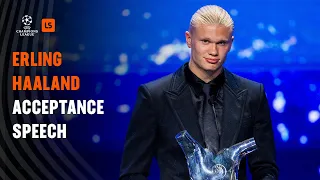 "I LIKE IT when Pep shouts at me!" 😅 | Haaland reacts after winning the UEFA Player of the Year 🤩