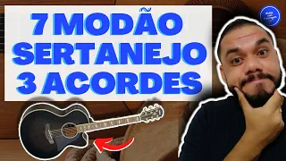 COMO TOCAR 7 Modão Sertanejo no Violão Com Apenas 3 ACORDES (SIMPLES)