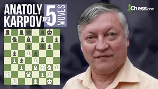 Anatoly Karpov's 5 Most Brilliant Chess Moves