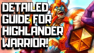 Highlander Warrior Guide And Gameplay After The Whizbang Patch!