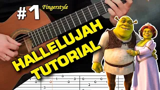 "Hallelujah" - Fingerstyle guitar Tab tutorial Leonard Cohen /Jeff Buckley | guitarclub4you