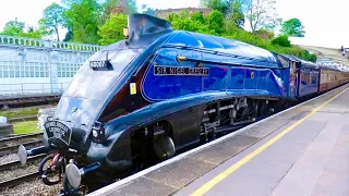 60007 'Sir Nigel Gresley' FIRST Mainline Tour of 2023 in BR EXPRESS BLUE! Including Turning Move!