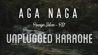 Aga Naga - PS1 | Karaoke with Lyrics | unplugged | Mani Ratnam | AR Rahman | Sebin Xavier