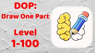 DOP: Draw One Part Walkthrough Solution Level 1-100 (iOS - Android)