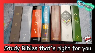 Study Bibles I Recommend - My Top 7 Study Bibles