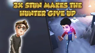 3x Stun Makes The Hunter  Give Up | Identity V |第五人格 | 제5인격 | アイデンティティV | Lucky Guy