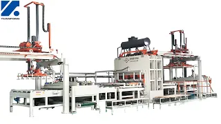 High quality melamine line/hot press line/melamine lamination press line/linia do laminowania