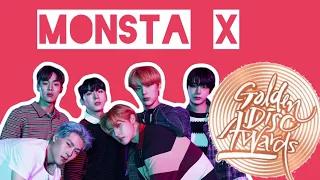 MonstaX Golden Disk Reaction