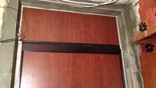 Один из способов шумоизоляции входной металлической двери