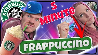 🧋How to Make a Starbucks Frappuccino at Home in 5 Minutes 🟠 (tutorial vlog #starbucks #howto #vlog)