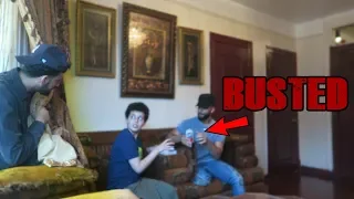 CAUGHT HIM BREAKING HIS FAST PRANK BACKFIRES!