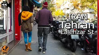 Tehran Walking Tour on Lalehzar street Inside Tehran City Walking Tour Iran walk 4k