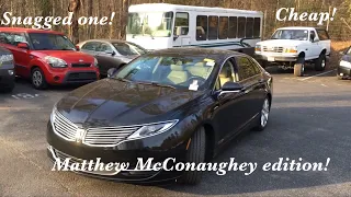 I bought one! 2015 Lincoln MKZ 2.0 H yes hybrid! POV test drive walk around amazing condition! 183k