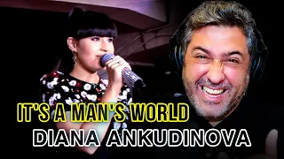 DIANA ANKUDINOVA - IT'S A MAN'S WORLD | Vocal coach REACTION & ANÁLISE | Rafa Barreiros