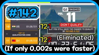 Eliminated from the qualifying by 0.001 seconds 🤣🤣🤣 [Asphalt 9 FM #142]