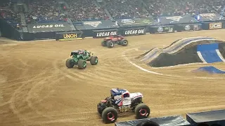 Monster Jam San Antonio TX Racing 1/13/24! Last season for Max D and the New JCB Digatron truck!