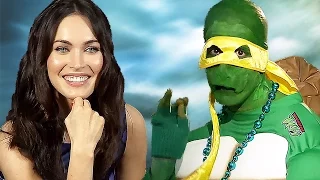 Turtles MEGAN FOX, Will Arnett vs the 5th Teenage Mutant Un-NINJA TURTLE