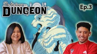 MY JAPANESE MOM WOULD EAT THIS!!! Dungeon Meshi Ep.3